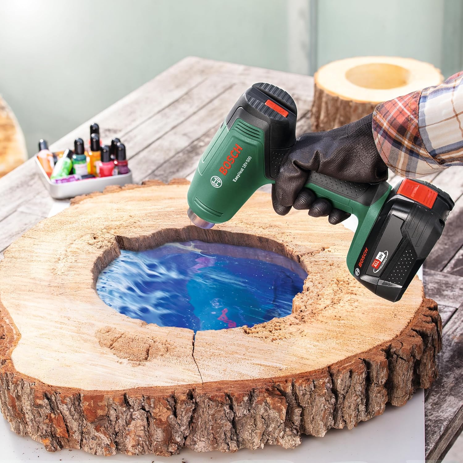 Bosch EasyHeat 18V-500 18V System Cordless Heat Gun (Including Reducing Nozzle)