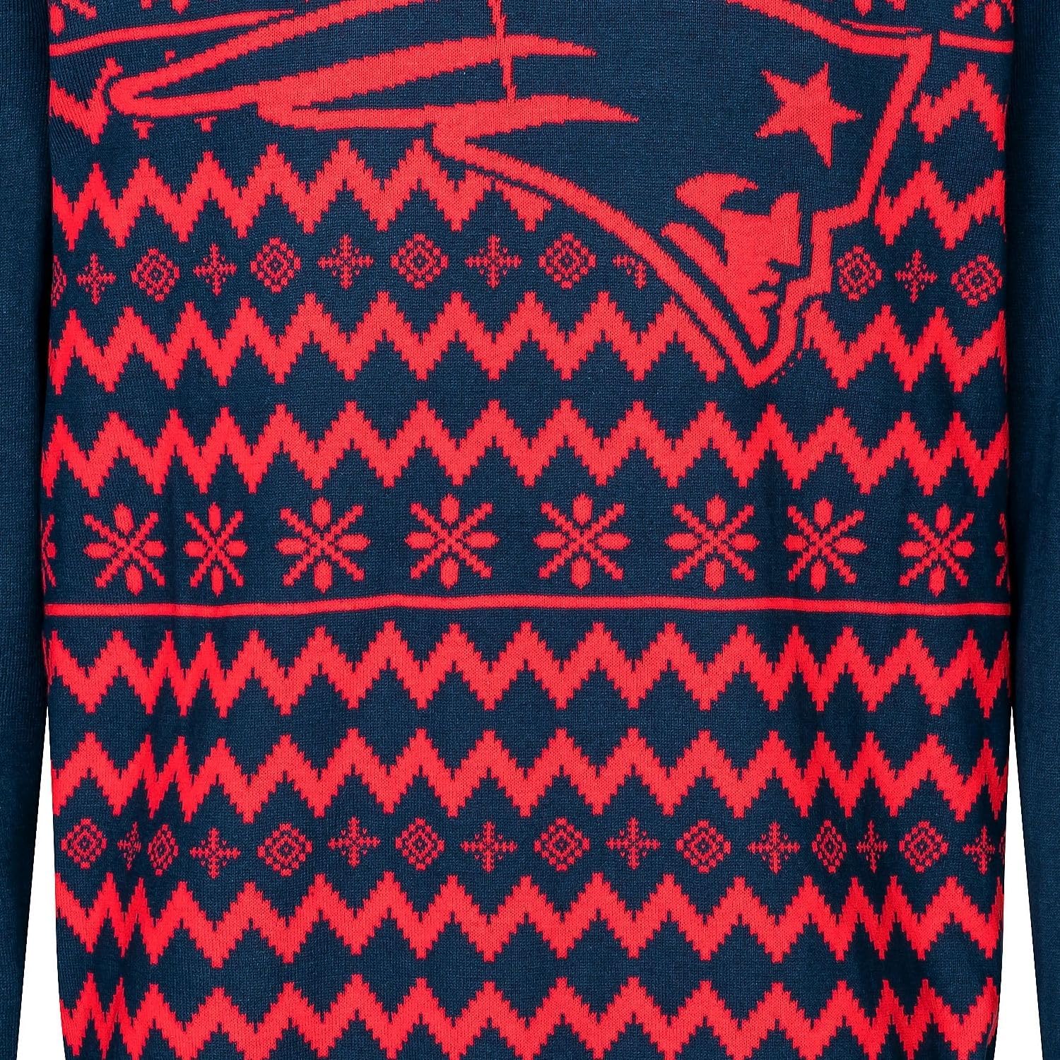 FOCO NFL Winter Sweater Strick Pullover New England Patriots - XL