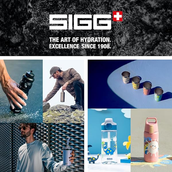 Sigg - Edelstahl Trinkflasche - Shield ONE - Für Kohlensäurehaltige Getränke Geeignet - Auslaufsicher - Federleicht - BPA-frei - Outdoor & Fitness - 750ML / 1L / 1.5L - 5