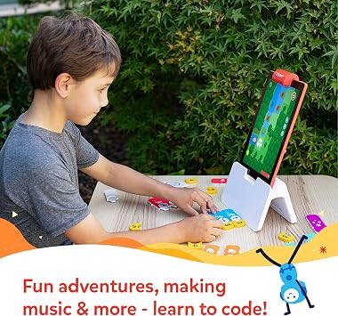 Osmo Coding Family Bundle, Ages 5-10+, Coding for Kids, 3 Games, iPad/Fire