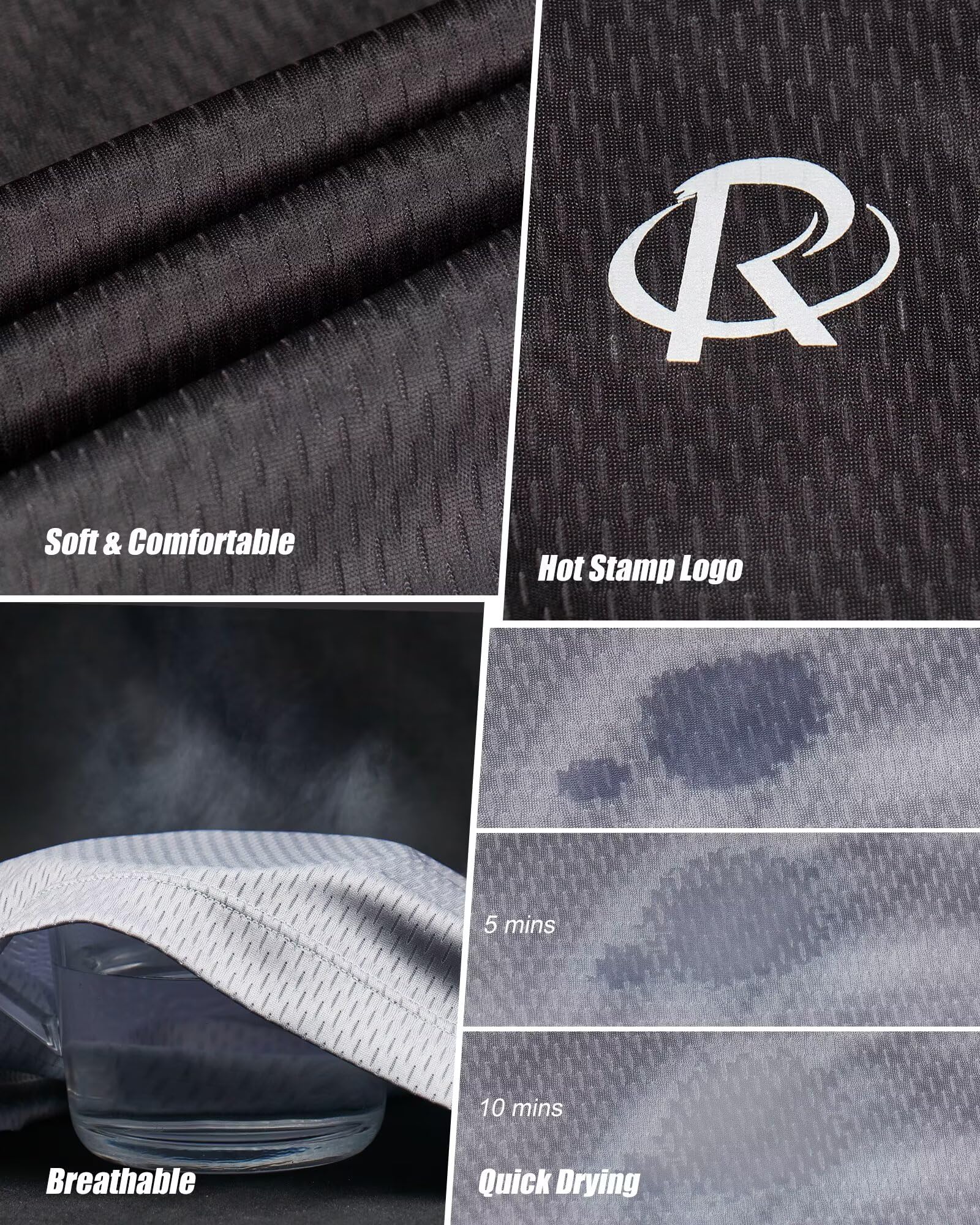 ROTTO Maillot de VTT à Manches Longues pour Homme, Chemise MTB, BMX, Descente, évacuation de l'humidité, séchage Rapide