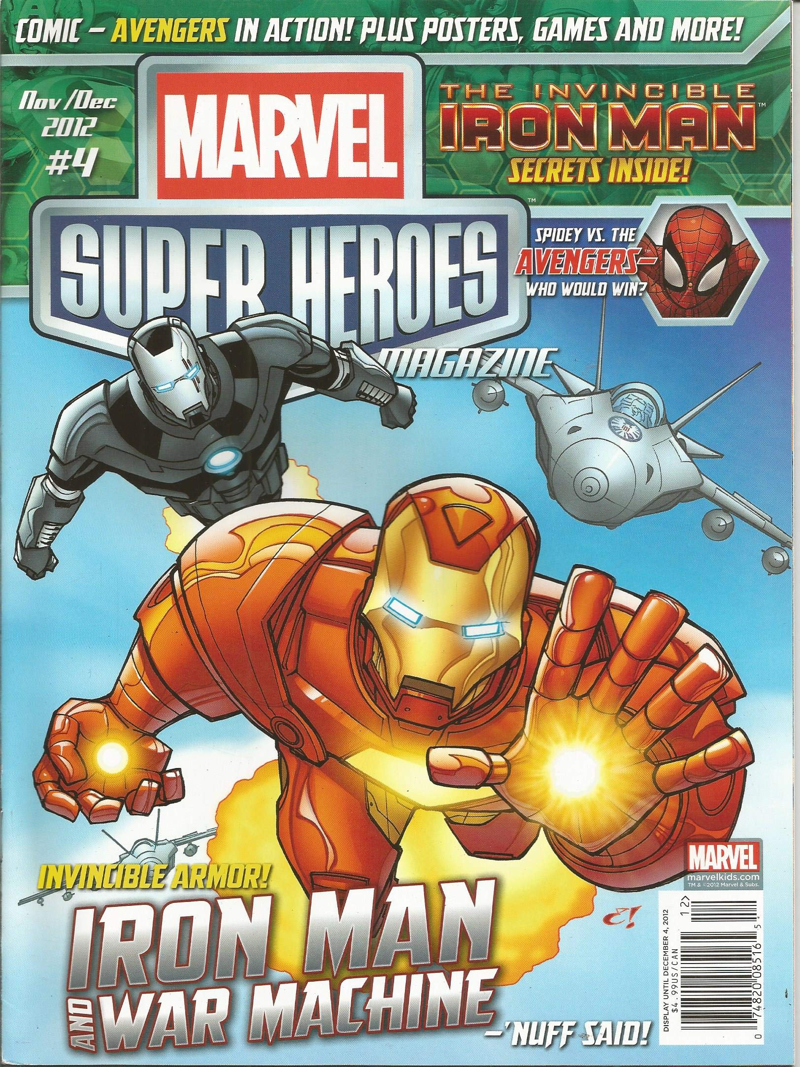 Marvel Super Heroes Magazine #4 November/December 2012