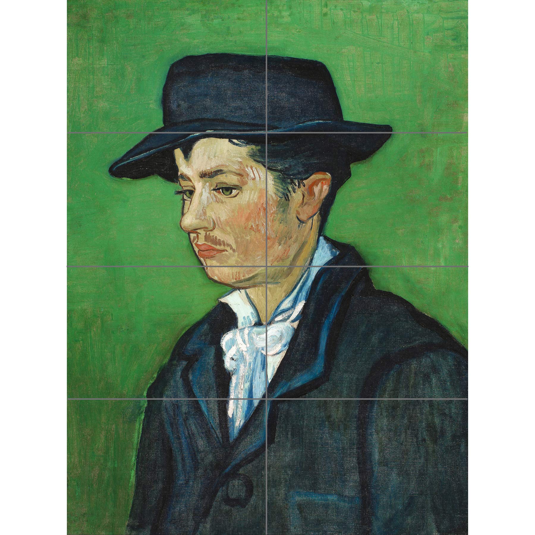 Artery8 Vincent Van Gogh Portrait Of Armand Roulin XL Giant Panel Poster (8 Sections)