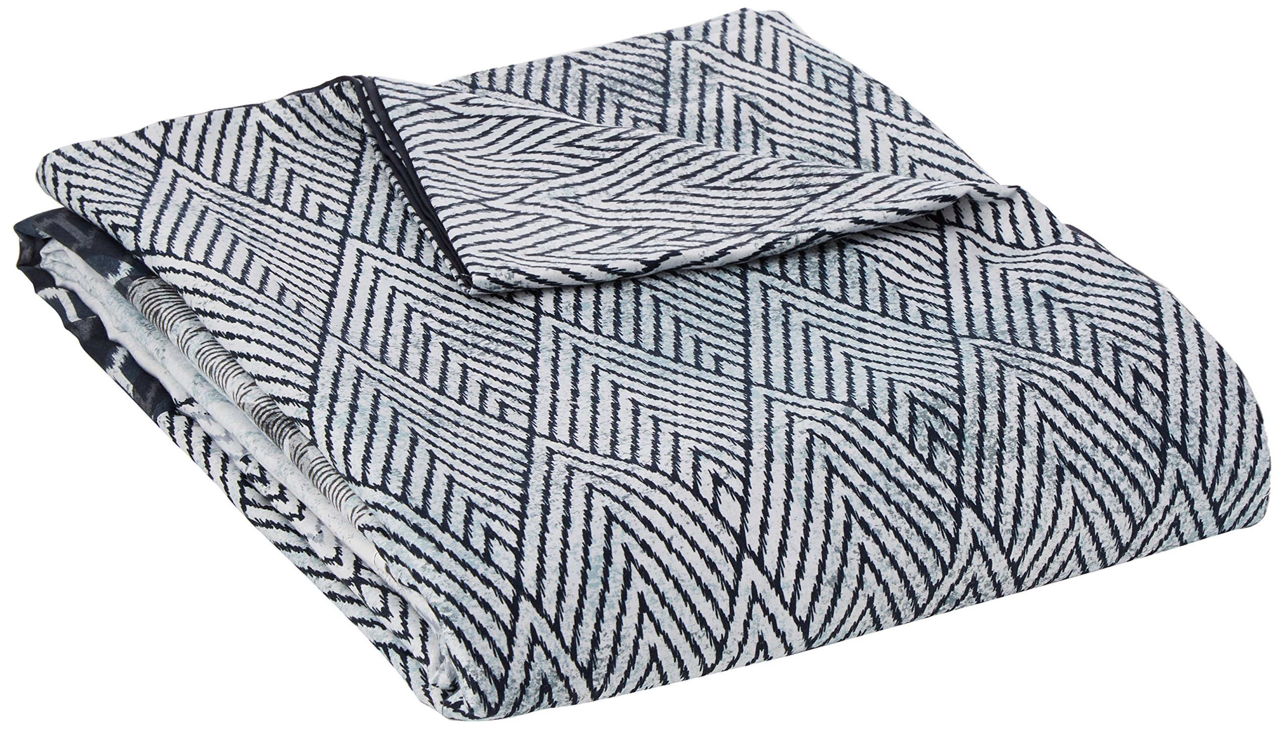 Housse de couette Palazzo 220x240 en coton étain pour lit deux personnes douillet