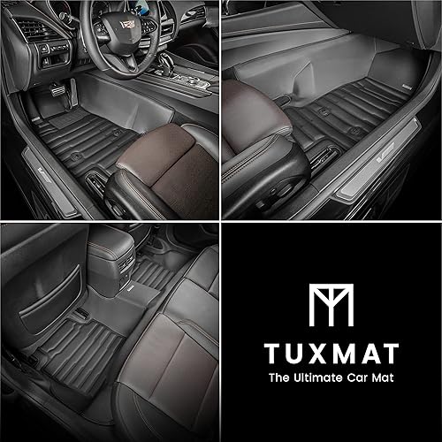 Miniatura 2 de TuxMat - Para los modelos Cadillac CT4 2020-2026 - Alfombrillas personalizadas para automóvil - Cobertura máxima, todo tipo de clima, medición láser