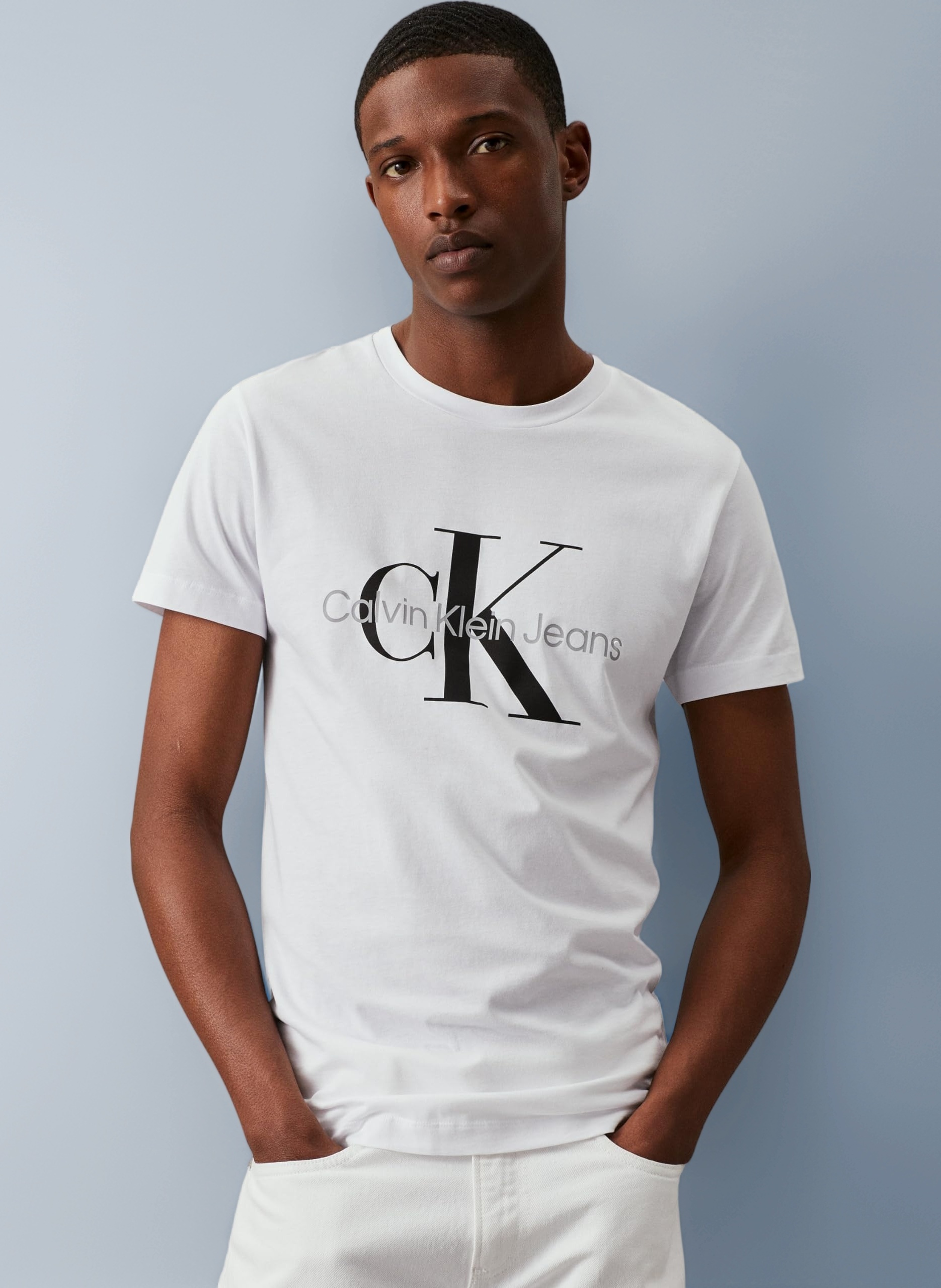 Jeans Men Short-Sleeve T-Shirt Core Monologo Slim Fit