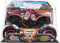 Vista 9 de Monster Jam, Camión monstruo oficial de El Toro Loco, vehículo de colección fundido a presión, escala 1:24, juguetes para niños a partir de 3 años