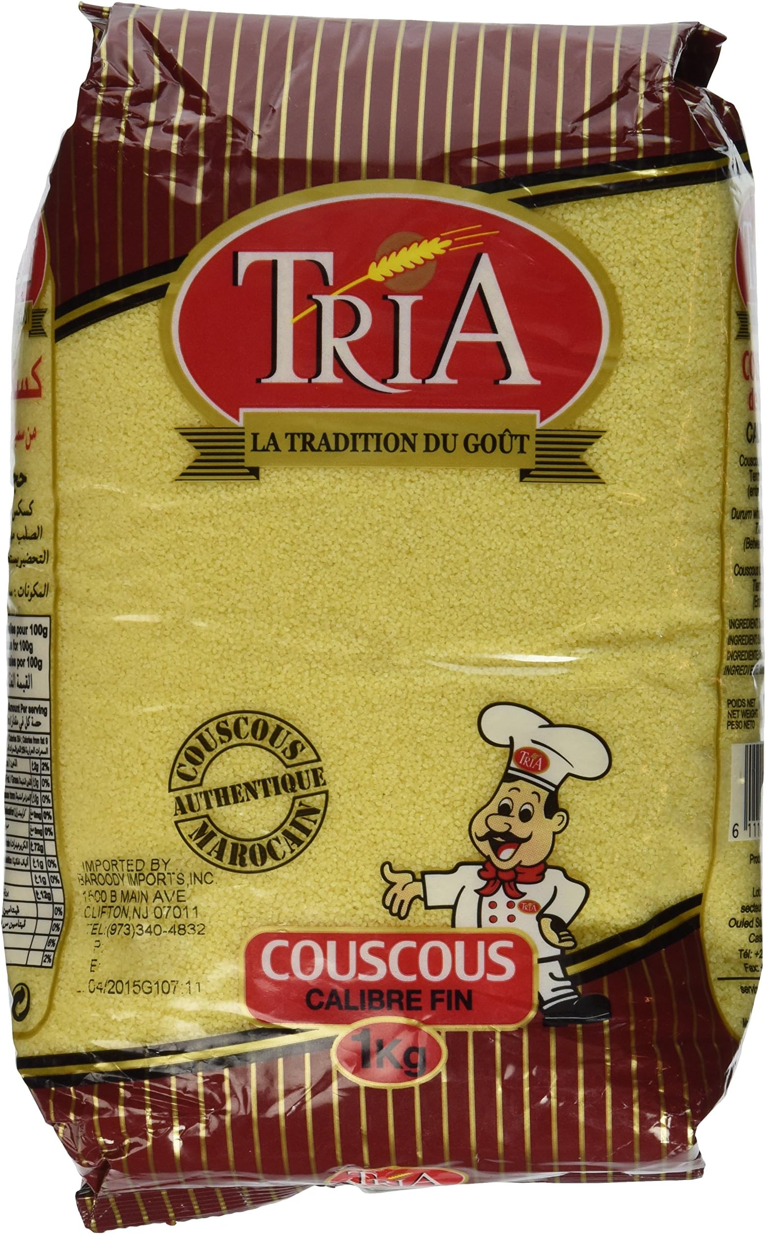 Tria Moroccan Couscous Fine 2lb