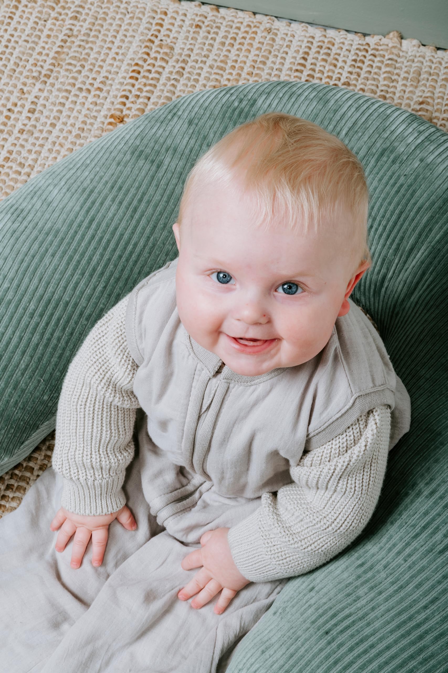 Baby's Only - Stillkissen XXL Sense - Schwangerschaftskissen zum Schlafen - Seitenschläferkissen mit Bezug - Komfortkissen Erwachsene - Meergrün - 160 cm