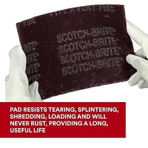 Miniatura 7 de 3M Scotch-Brite - Almohadilla de mano de uso general, 6 x 9 pulgadas, 20 almohadillas
