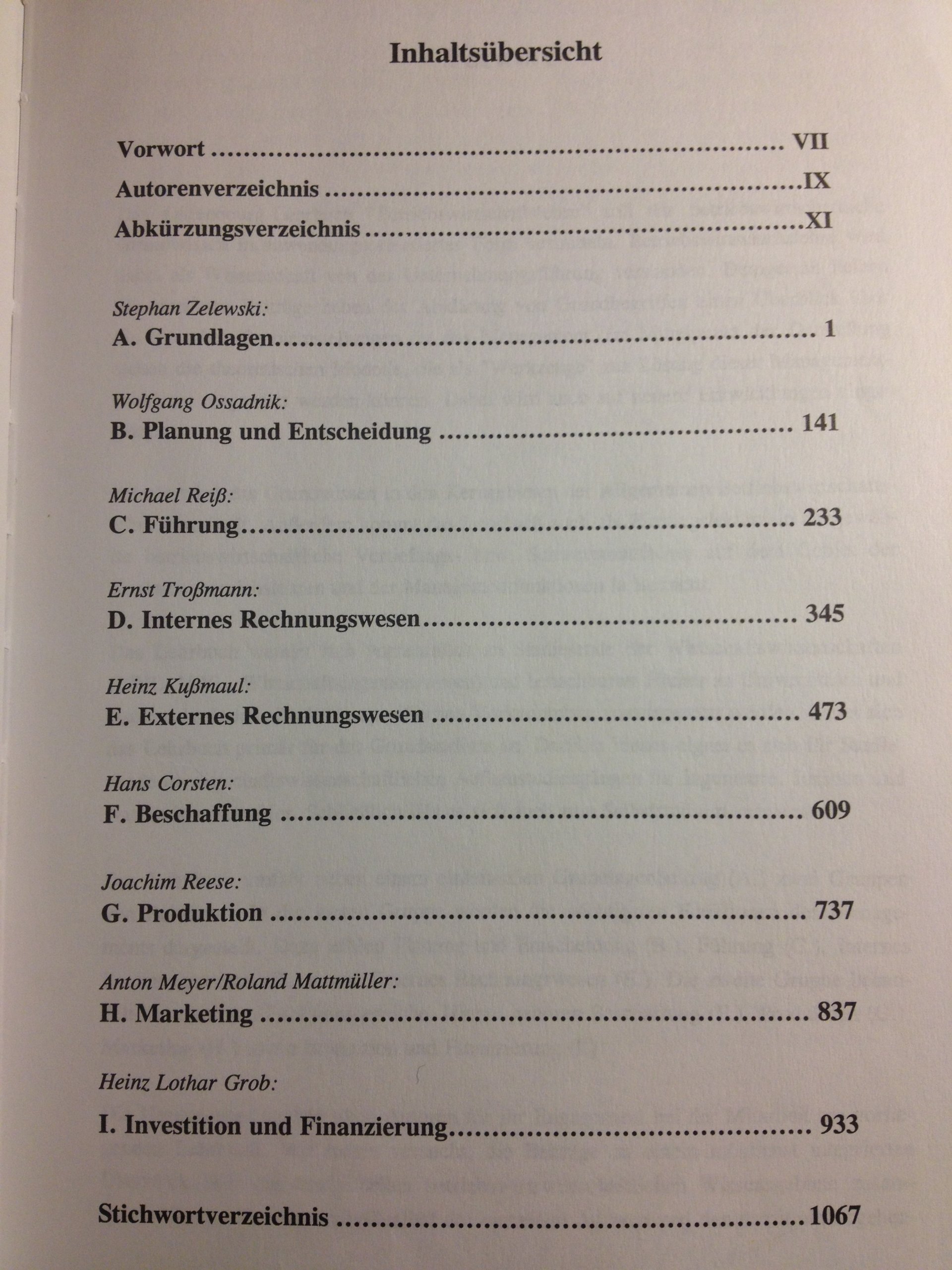 Betriebswirtschaftslehre (Lehr- und Handbücher der Betriebswirtschaftslehre)