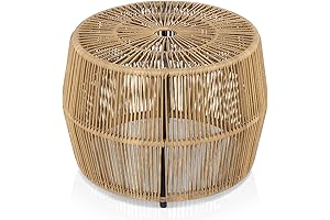 Ysar Boho Rattan Clearance Patio Coffee Table