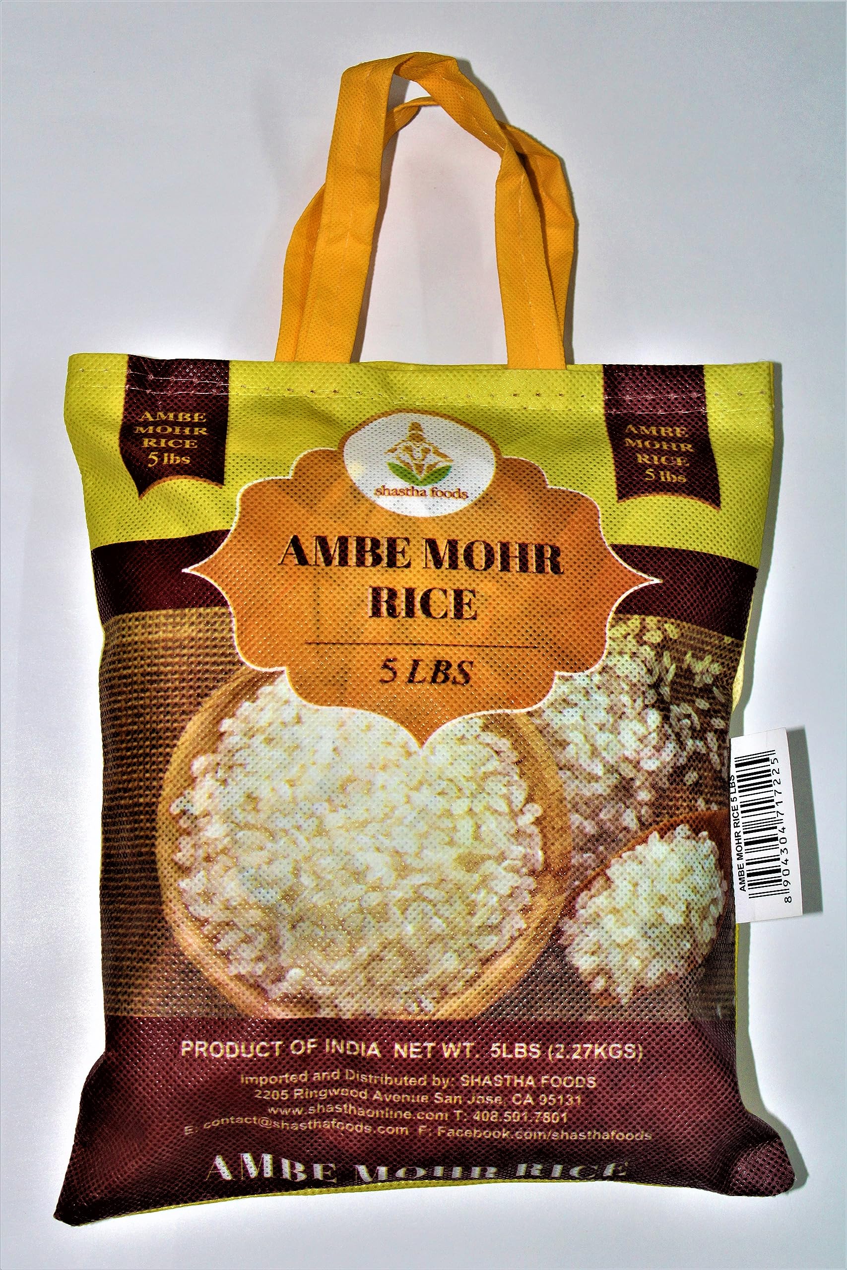 Shastha Ambe Mohr Rice 5 lbs (Pack of 1)