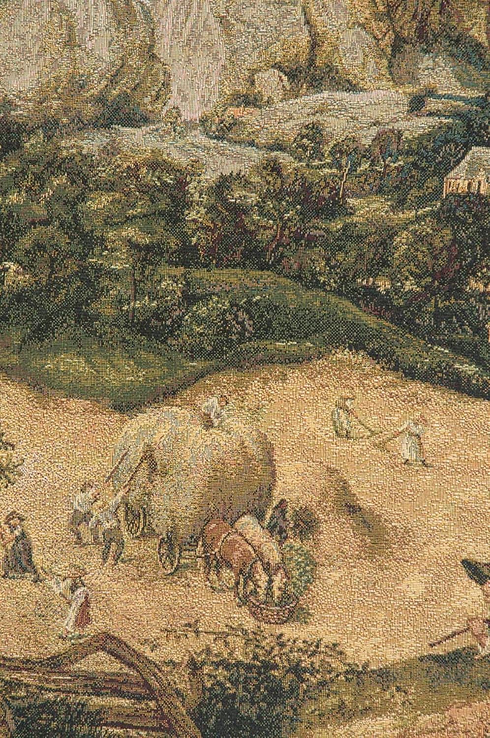 Charlotte Home Furnishings Inc. Collecting Hay Italian Tapestry Wall Hanging 26 X 42 Inch Viscose Cotton And Polyester Blend Wall Art Perfect For Home Decor And Wall Decor by Pieter Bruegel