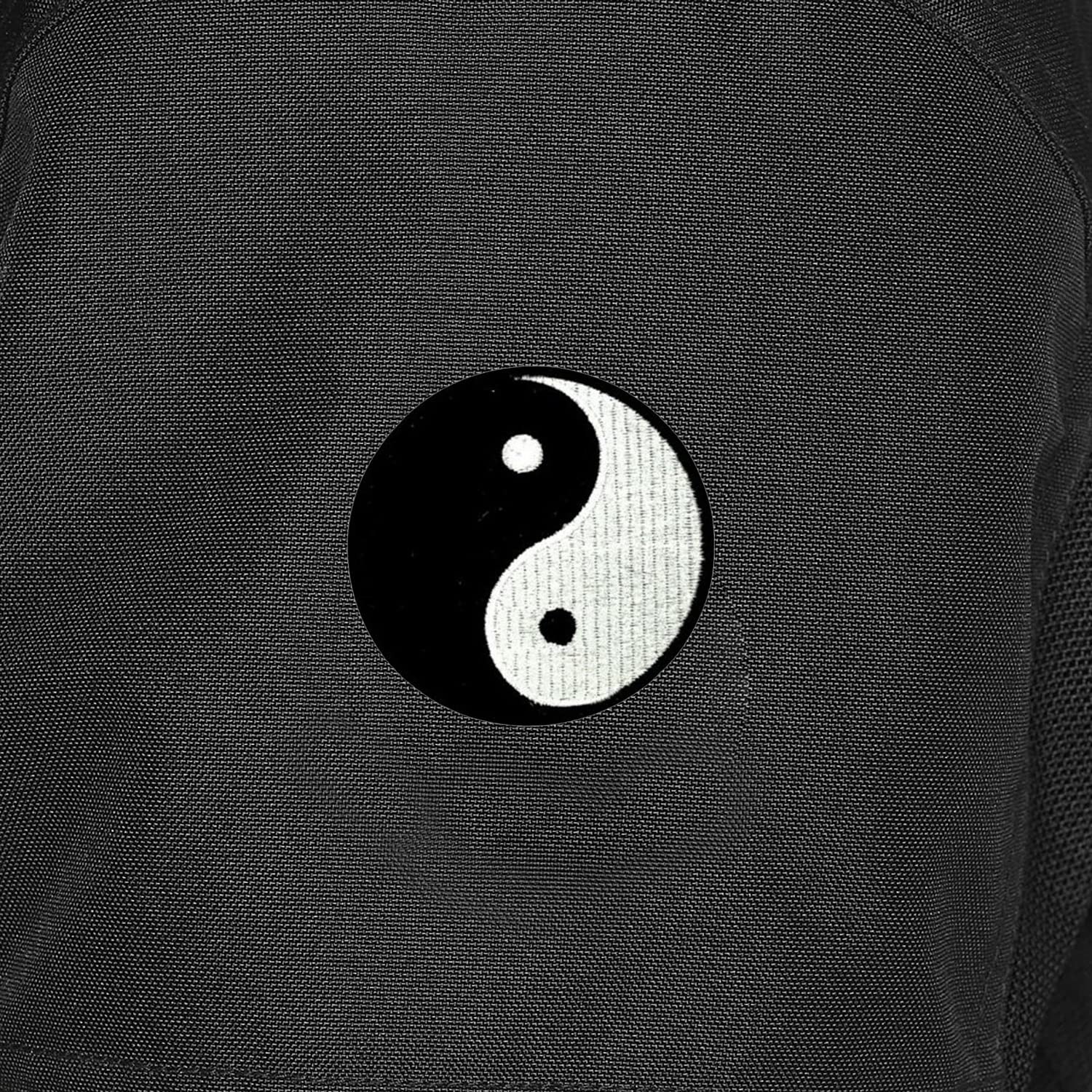 ISEE 360 Yin Yang Theme Embroidery Sewable Decorative Patches for Boys Girls Jackets Jeans Bags Clothes Etc L x H 3.5 x 3.5 Inches
