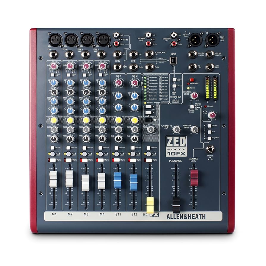 Amazon.com: Allen & Heath ZED60-10FX - Touring Quality Audio