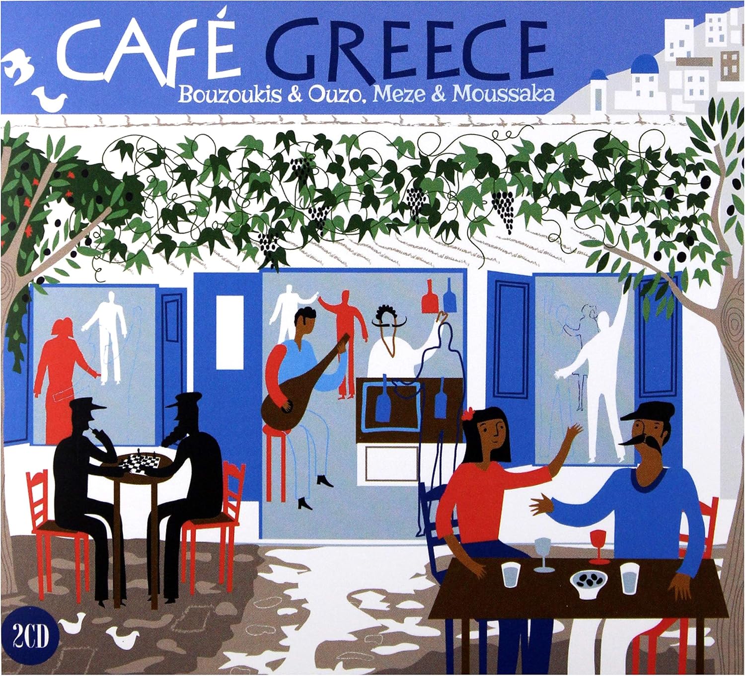 Cafe Greece Bouzoukis & Ouzo, Meze & Moussaka Amazon.co.uk CDs & Vinyl