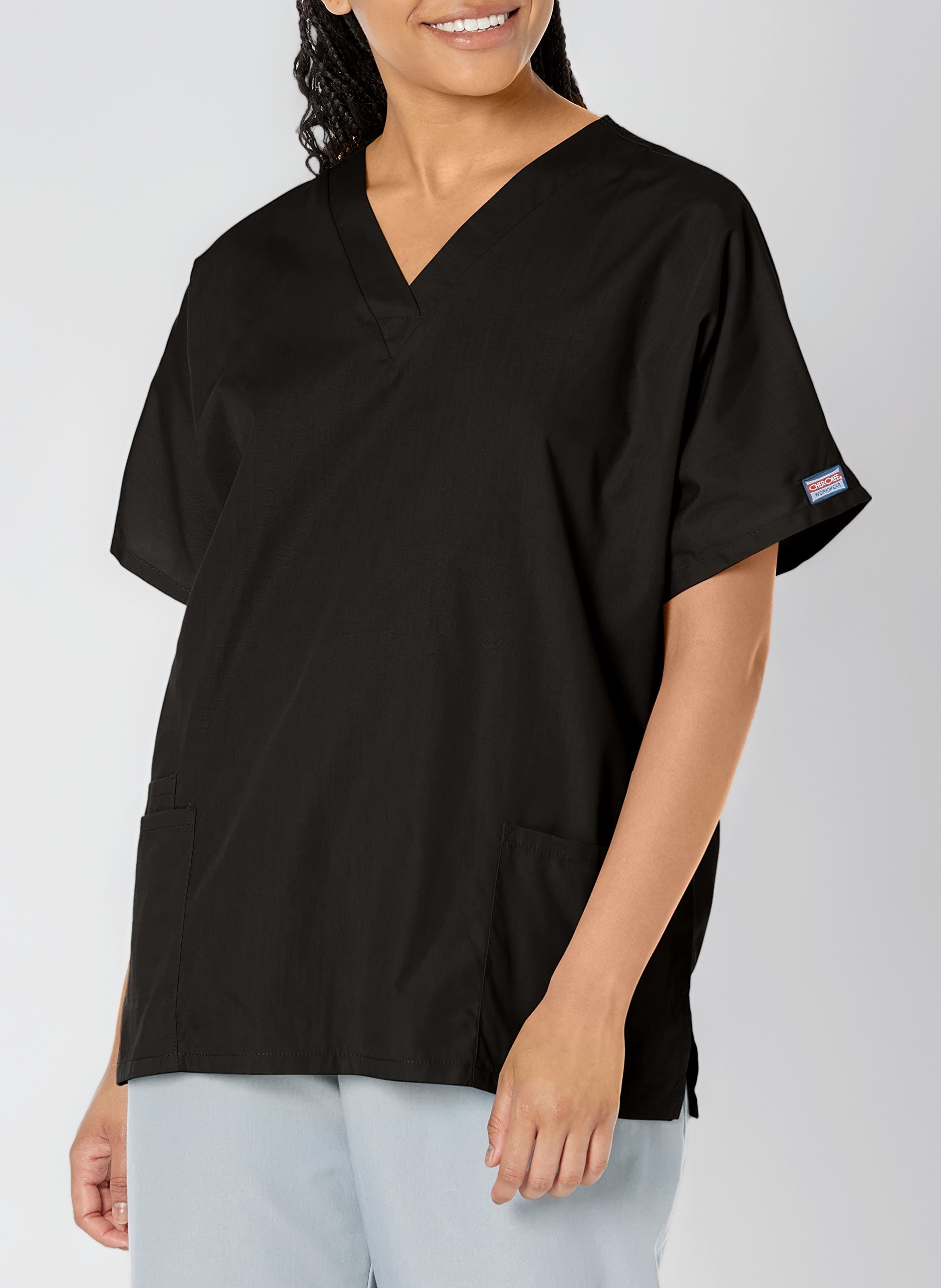 Cherokee Women's Promo V Neck Scrubs Shirt Medical