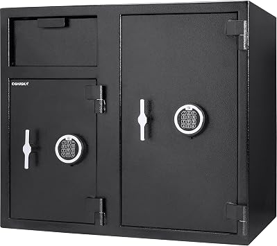 Barska New Large Double Door Vault Safe Keypad Lock Cabinet with Depository Drop Slot