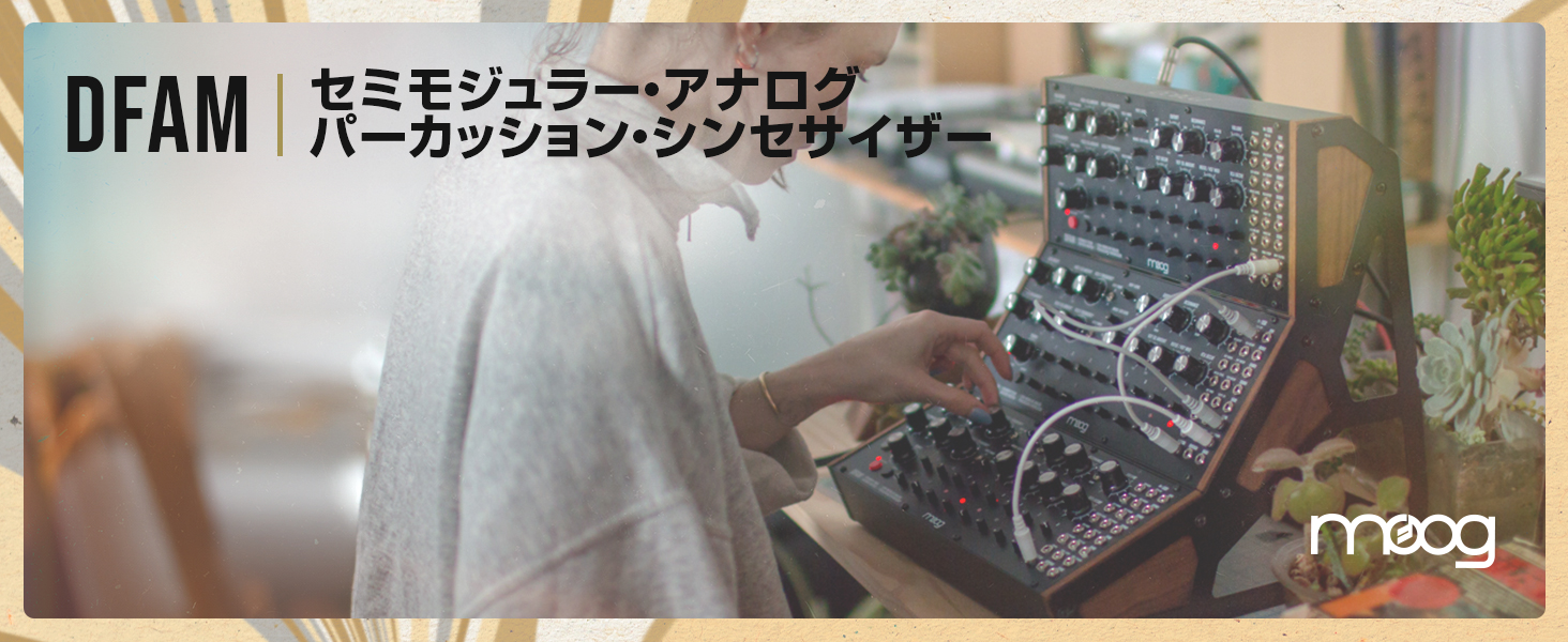 Amazon.co.jp: MOOG DFAM セミモジュラー・アナログ・パーカッション 