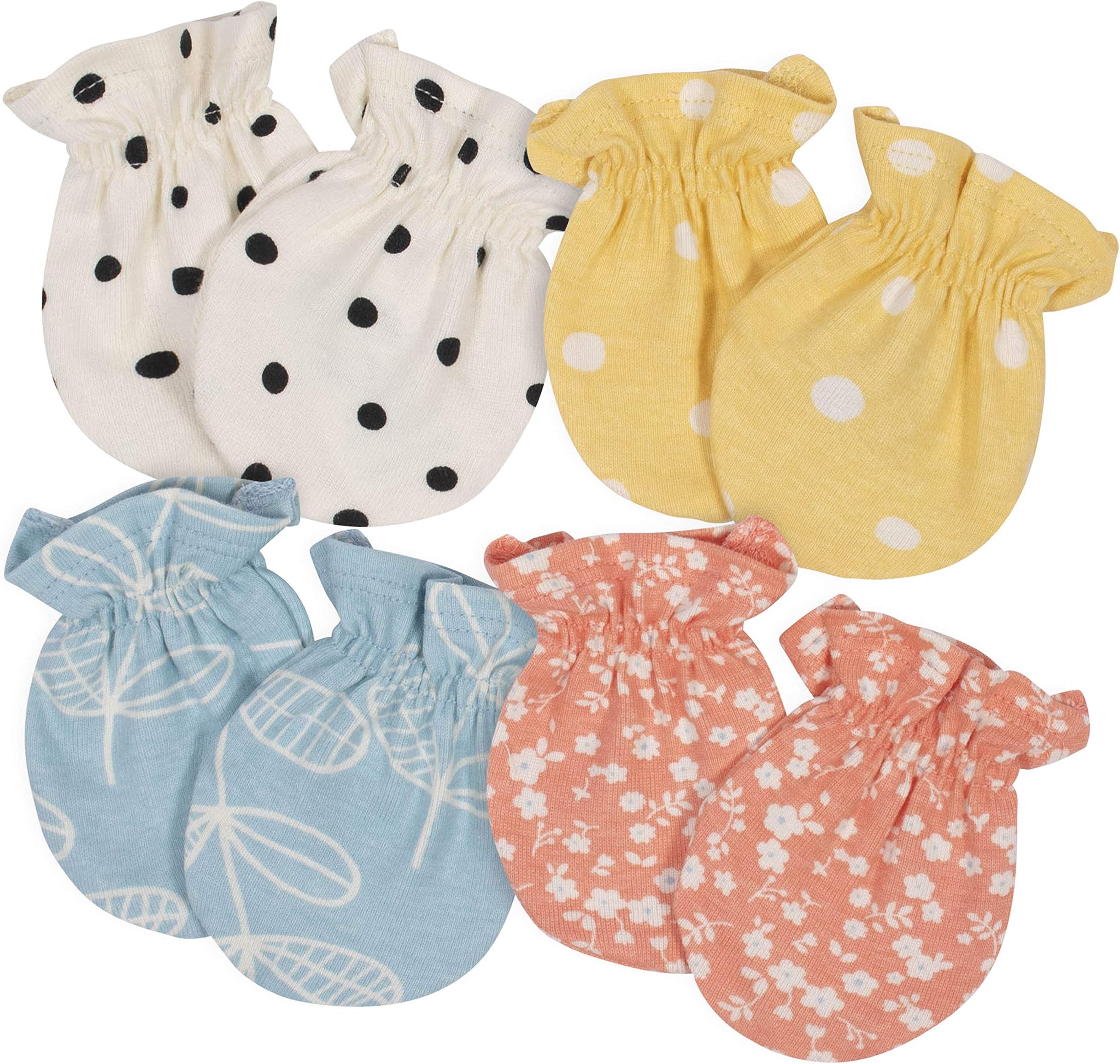 Baby Girls 4-pack Mittens