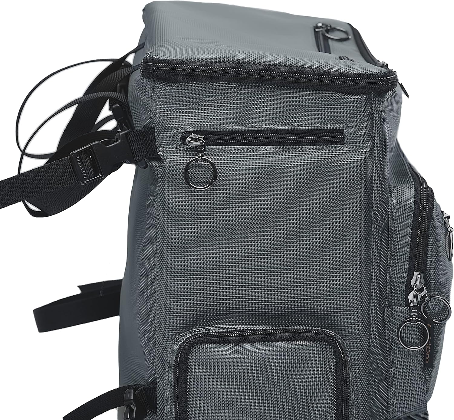 FEELDOM Classic Wheelchair Bag - Large, Charcoal Gray - Fits Scooter, Water Resistant, Extra Storage Space, Durable, Premium Quality, Mobility Gear, Modern Chic Design, EZ Access : Health & Household