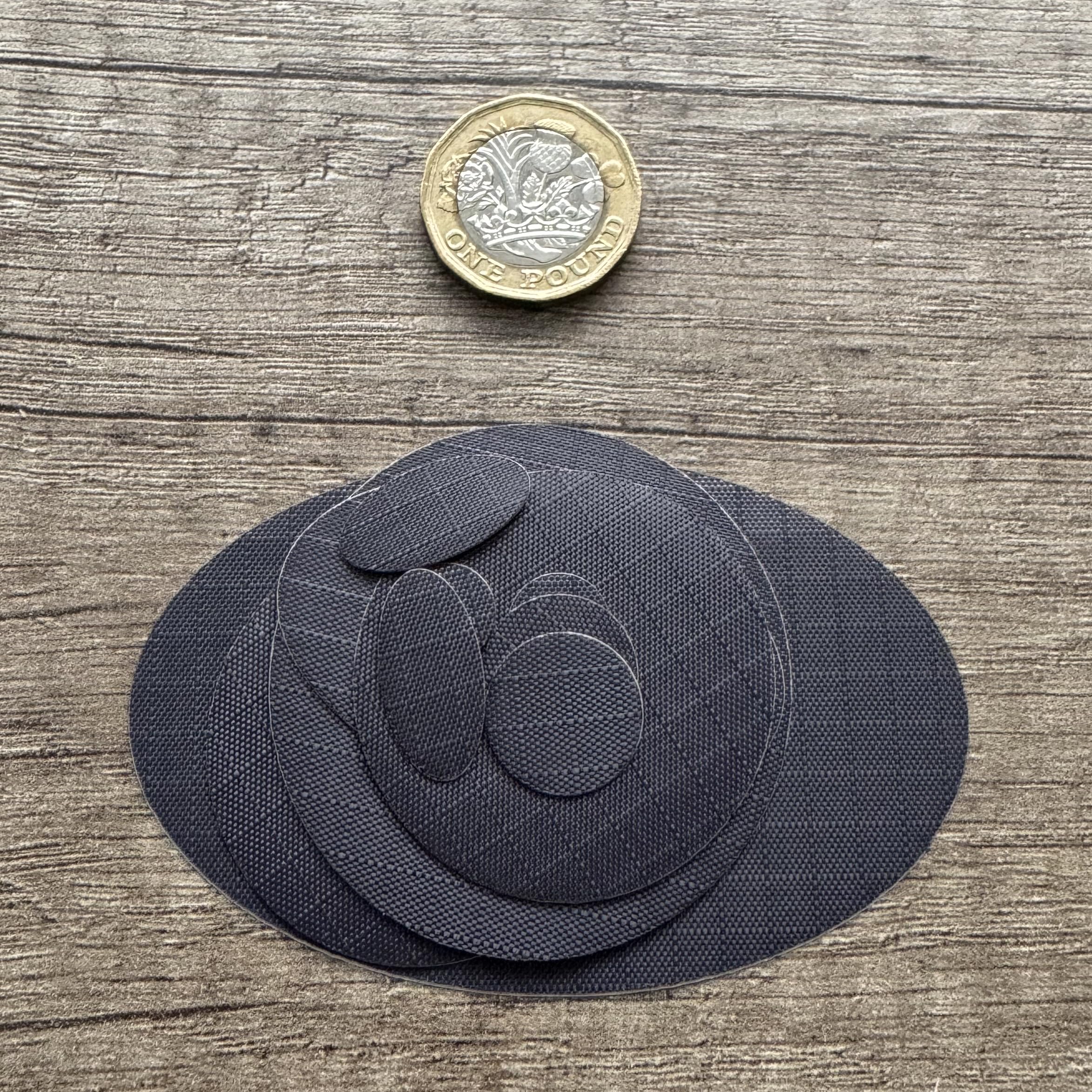 Set di 6 toppe per piumino e riparazione autoadesive in nylon impe