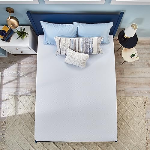 Miniatura 8 de Sleep Innovations Taylor 12-pulgadas Gel colchón de espuma con efecto de memoria, Espuma, Blanco