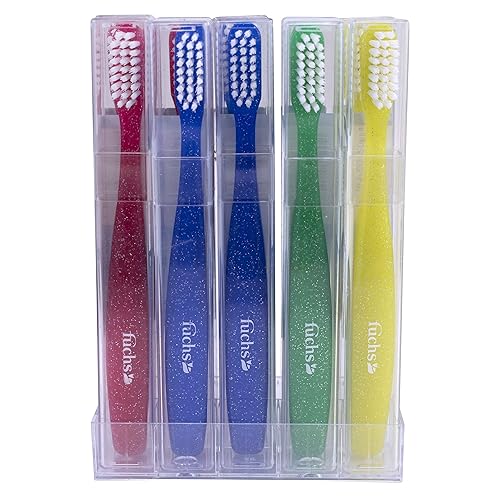 Miniatura 5 de FUCHS Junior Medoral - Cepillo de dientes de nailon suave, 10 unidades