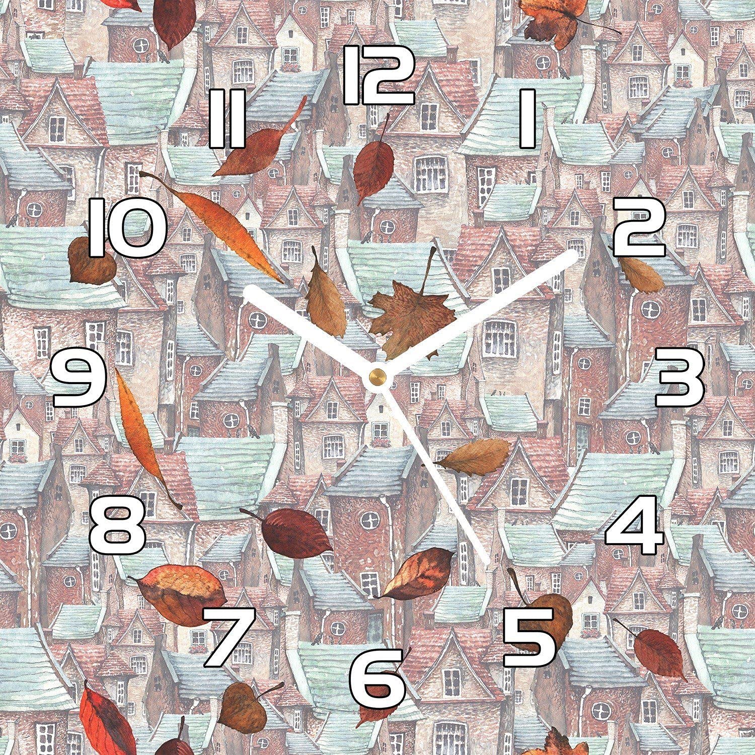 Horloge en Verre Silencieuse et Lisible pour En finir avec les Murs Vides du Salon