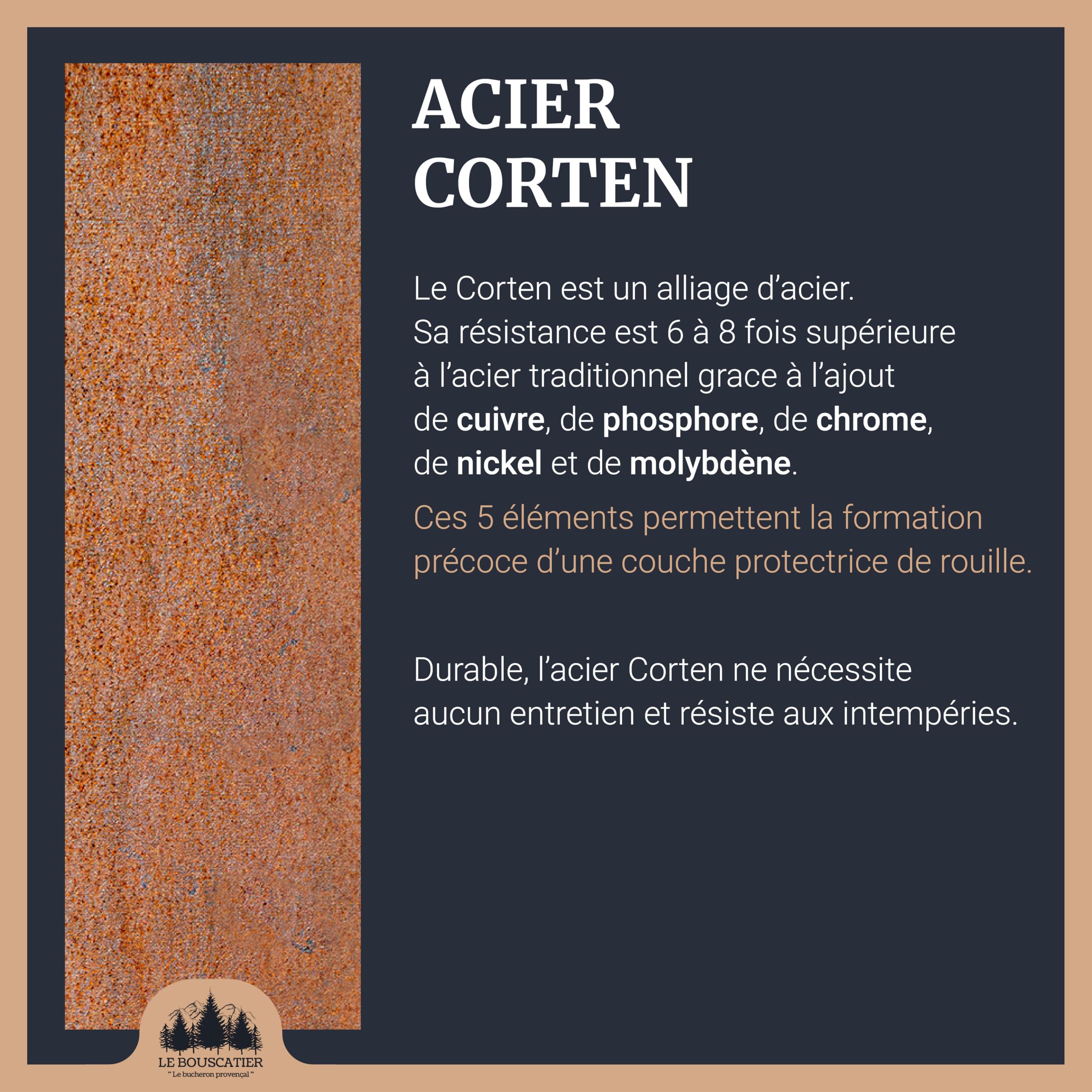 Brasero Plancha Acier Corten Barbecue Exterieur avec Rangement Bûches Grille Cuisson Stop Food Inclus