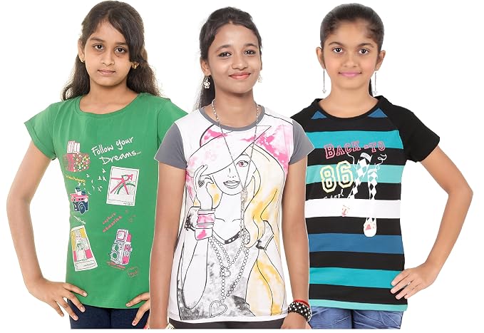 Buy Menthol Girls Fashionable T-shirts 