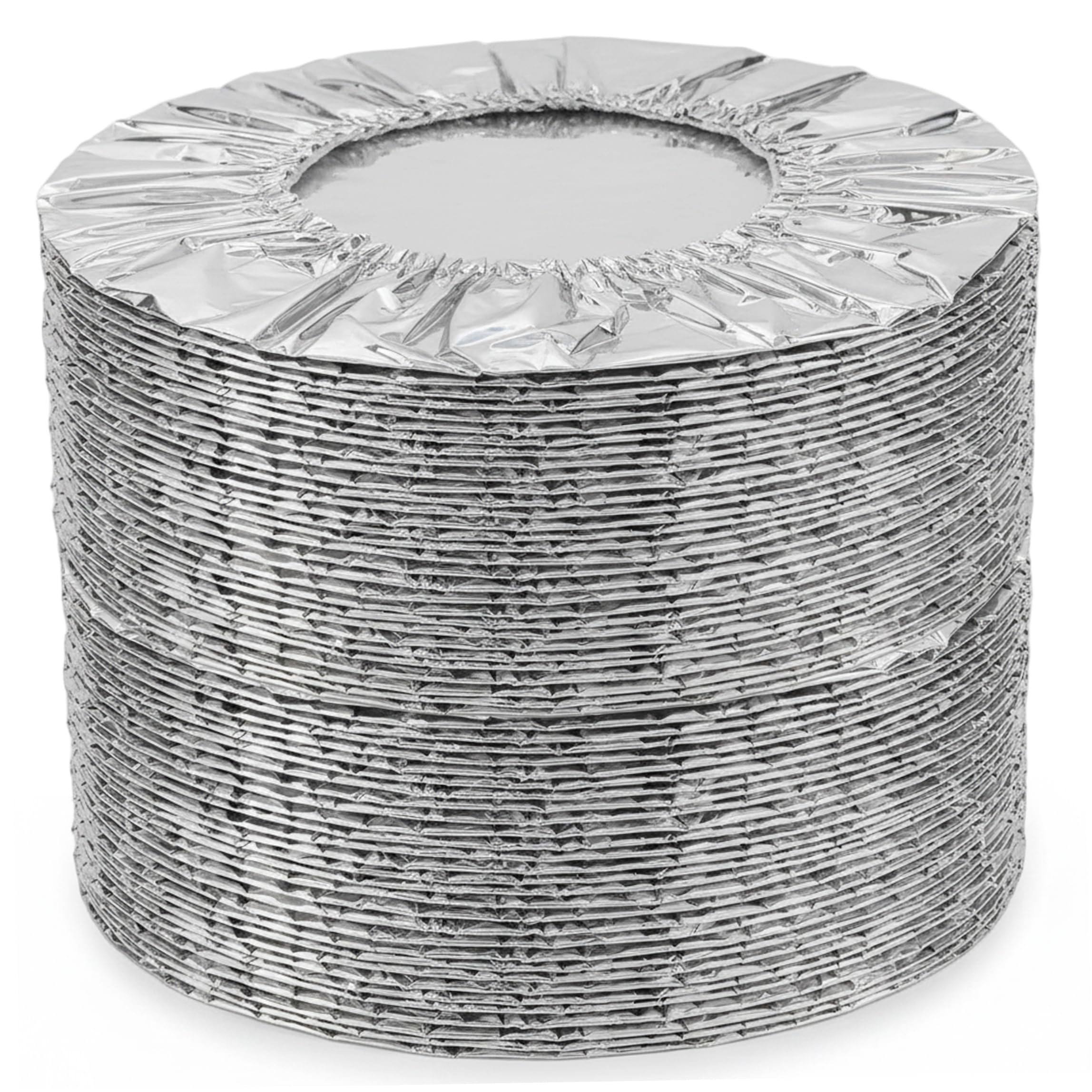 Faroby 80PCS Reusable Aluminum Foil Food Covers, Elastic Insulation Stretchy Foil Food Covers For Bowls & Plates, Silver, reusable aluminum