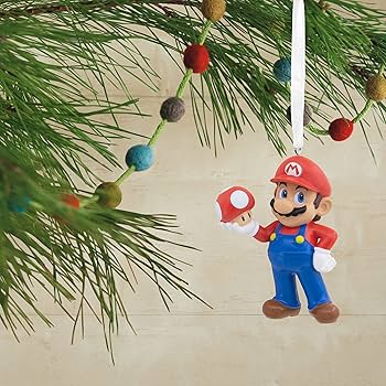 Hallmark スーパーマリオ ネコマリオ クリスマスオーナメント Amazon.co.jp: Hallmark 任天堂スーパーマリオ スーパー