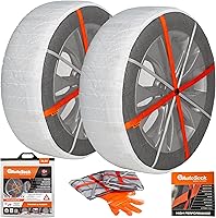 Vista 20 de Calcetines de nieve para neumáticos, dispositivo de tracción de refuerzo de agarre (HP830)