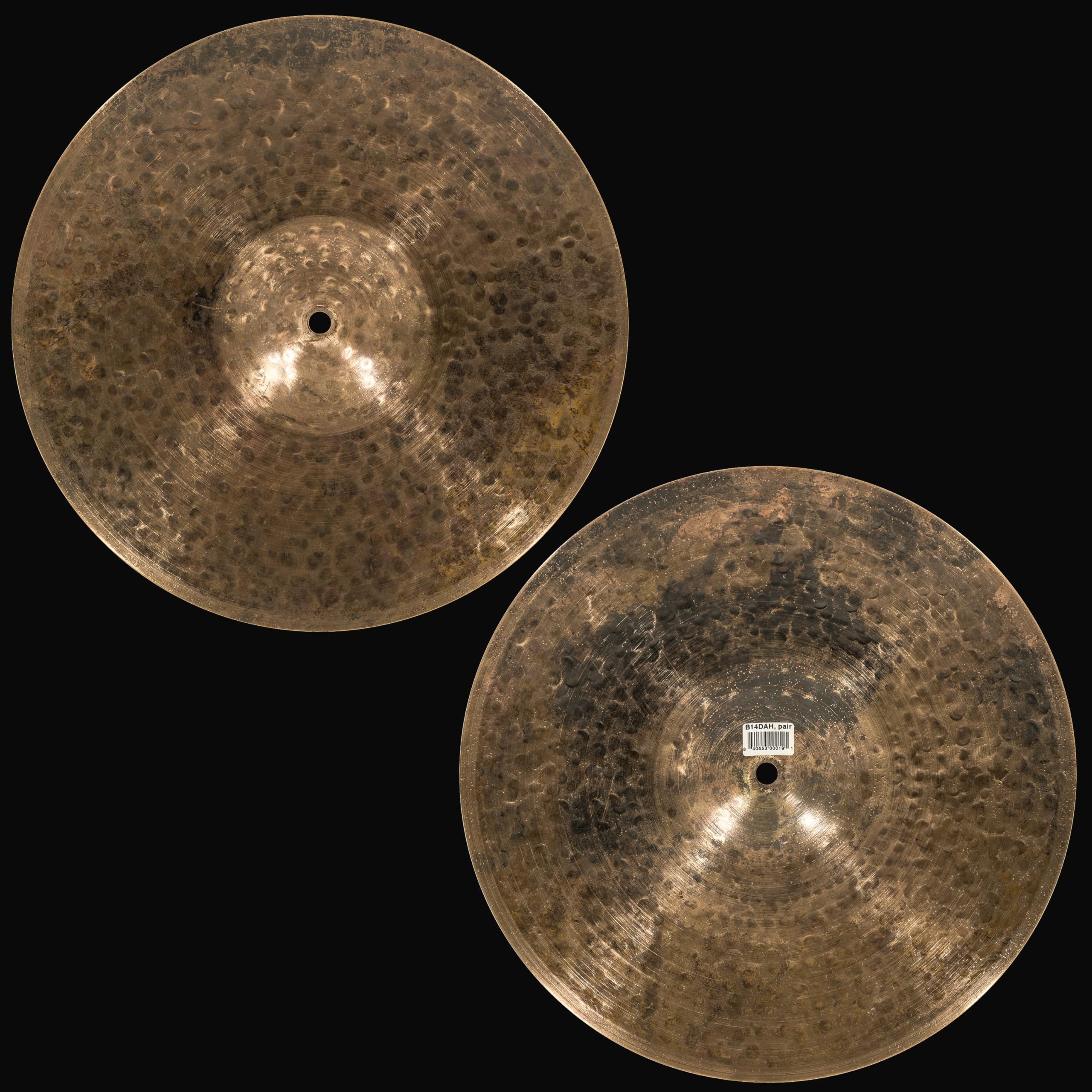 Meinl Cymbals B14DAH Byzance - Hi-Hat, 14" (35,6 cm), finitura scura