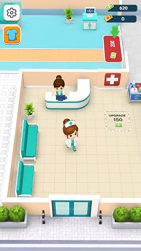 Hospital Rush: Idle Nurse Tycoon - Treat Patients, Unlock X-Ray, CT Scan & Dental Departments, Build Your Medical Empire in this Idle Hospital Game – vue 4