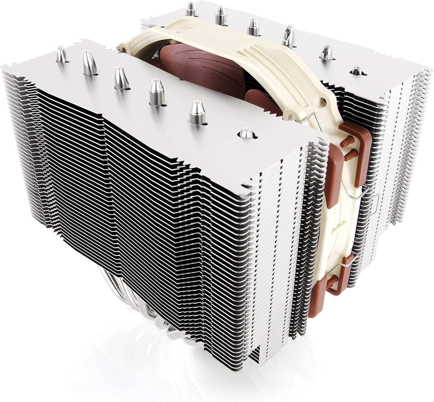 Noctua NH-D15 CPU Cooler with NA-HC4 chromax.White heatsink Covers