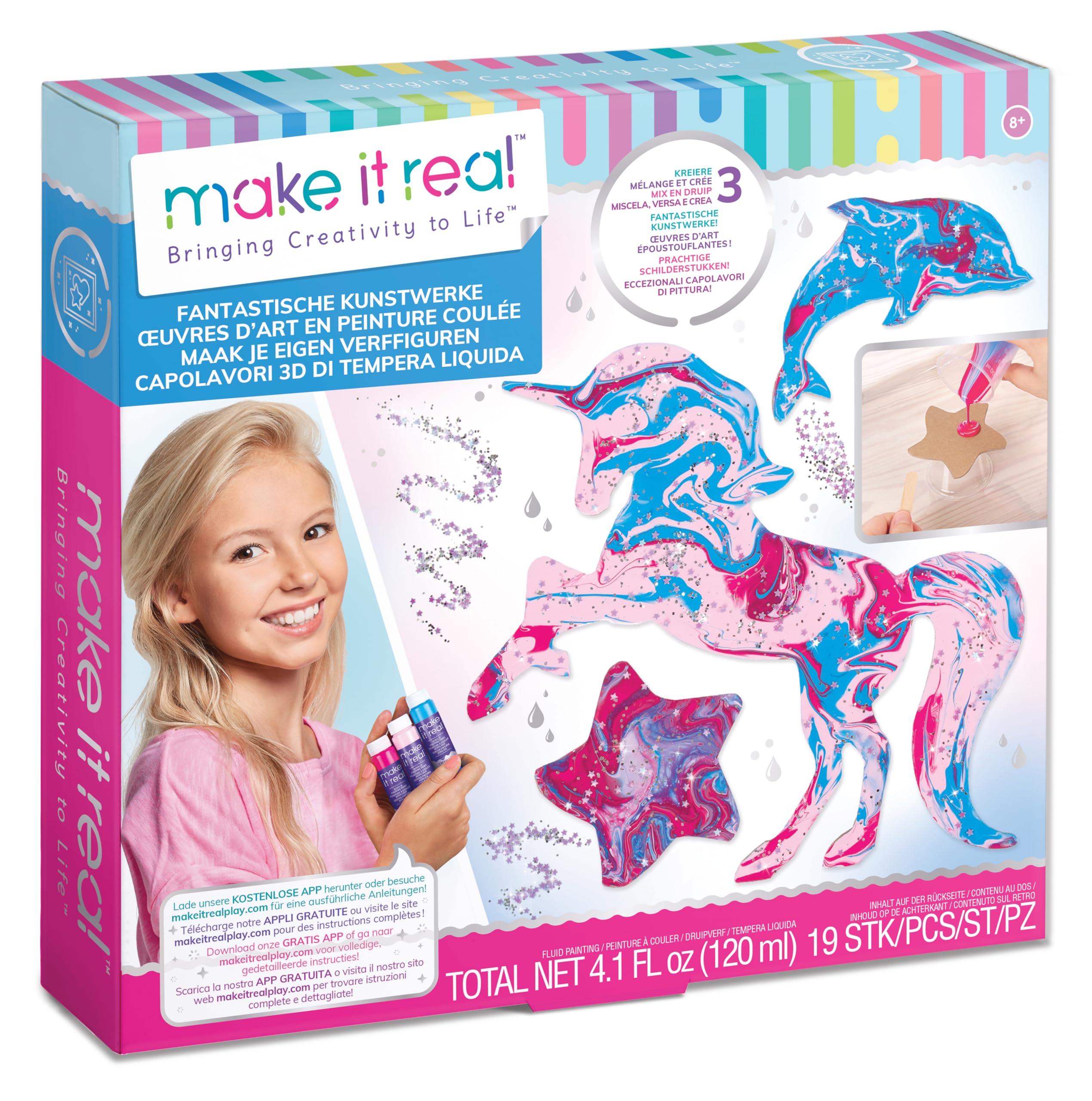 Make It Real - Master Pieces Paint Pouring (1410)