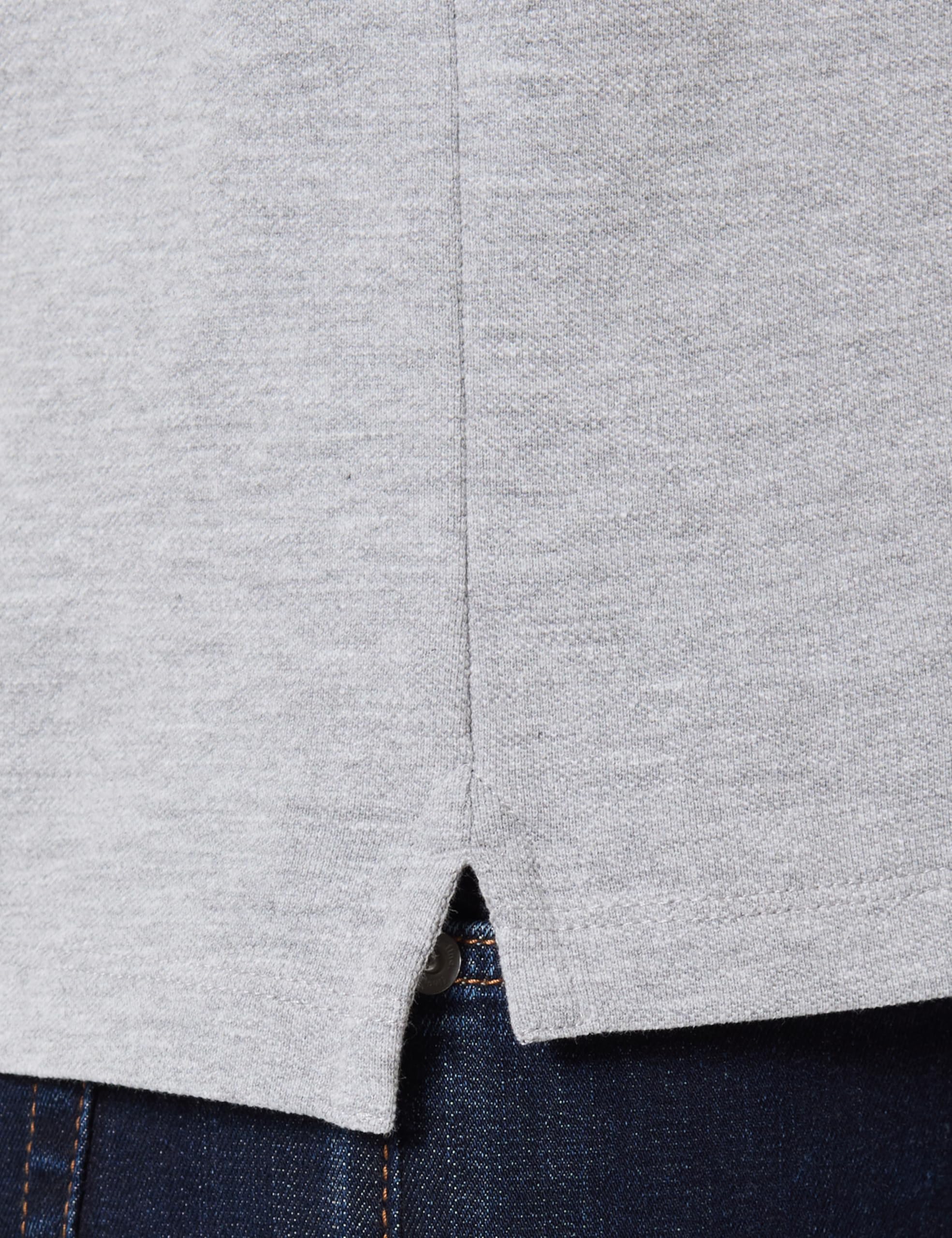 Pepe Jeans Męska koszulka polo M Basic Long Polo, szara (Marl Grey), M, Szary (Marl Grey), M
