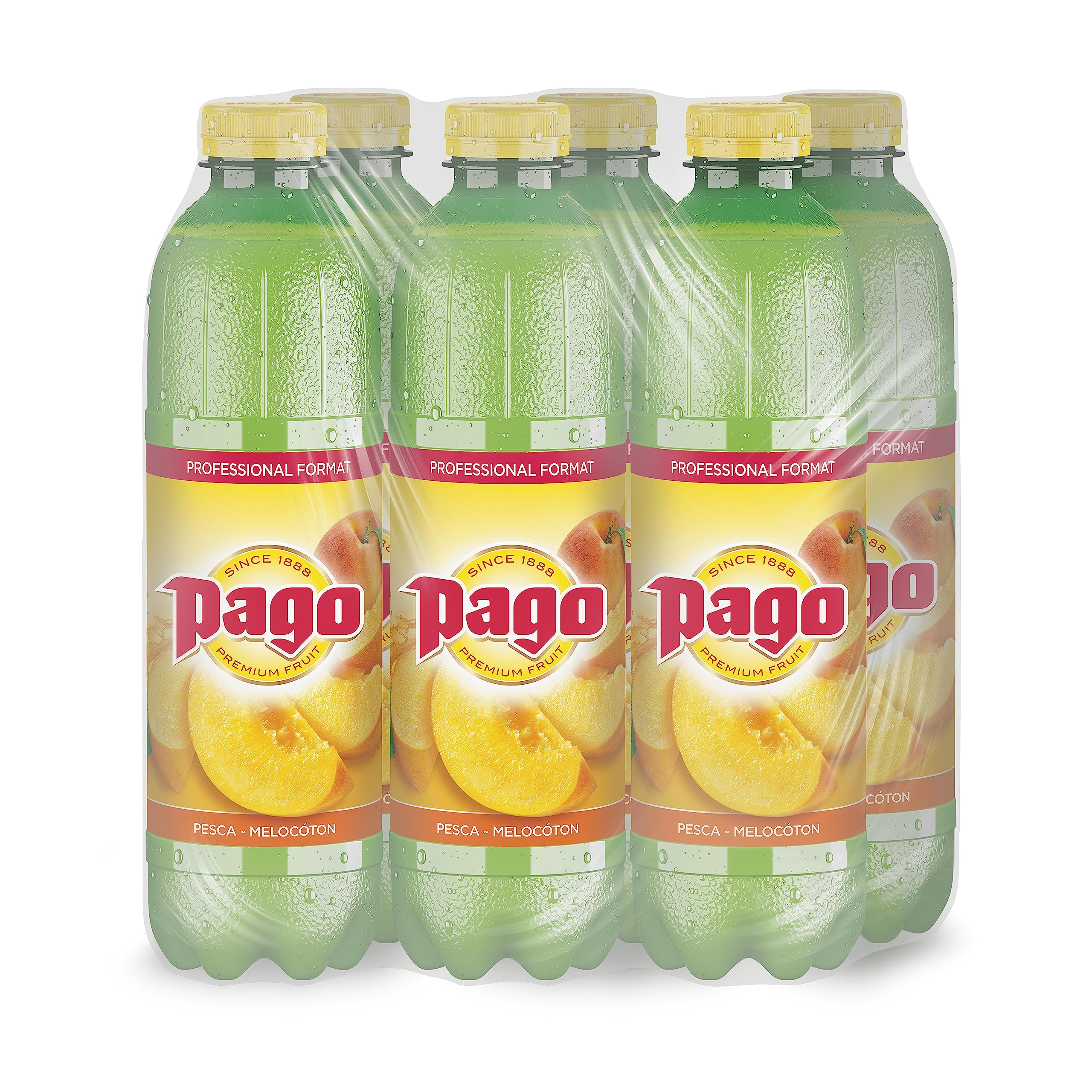 Zumos Pago Néctar de Melocotón Pack 6 x 1L