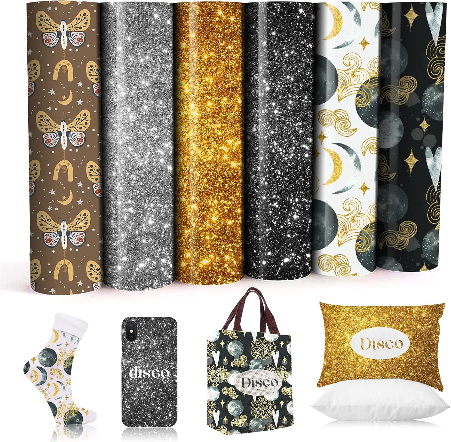 Infusible Ink Transfer Sheets Glitter Color Changing Ink Sublimation