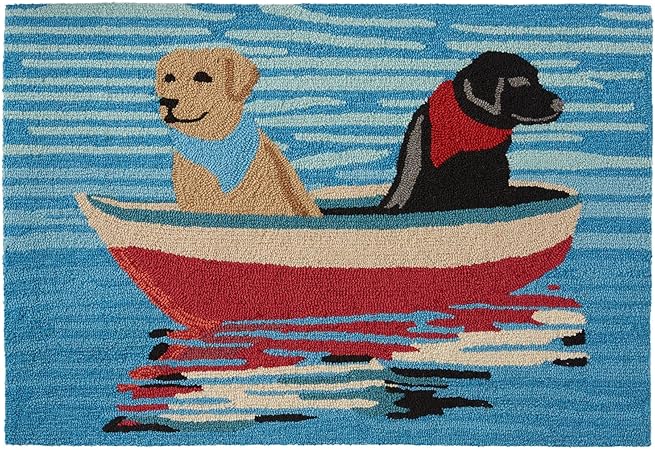 美品】 未開封 インドア アウトドア バケーション ラグ レッド