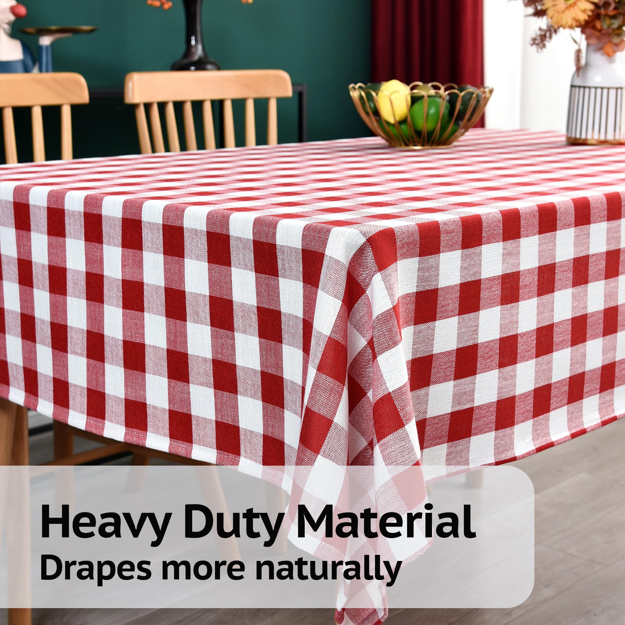 Yofori Gingham Table Cloth - Image 4