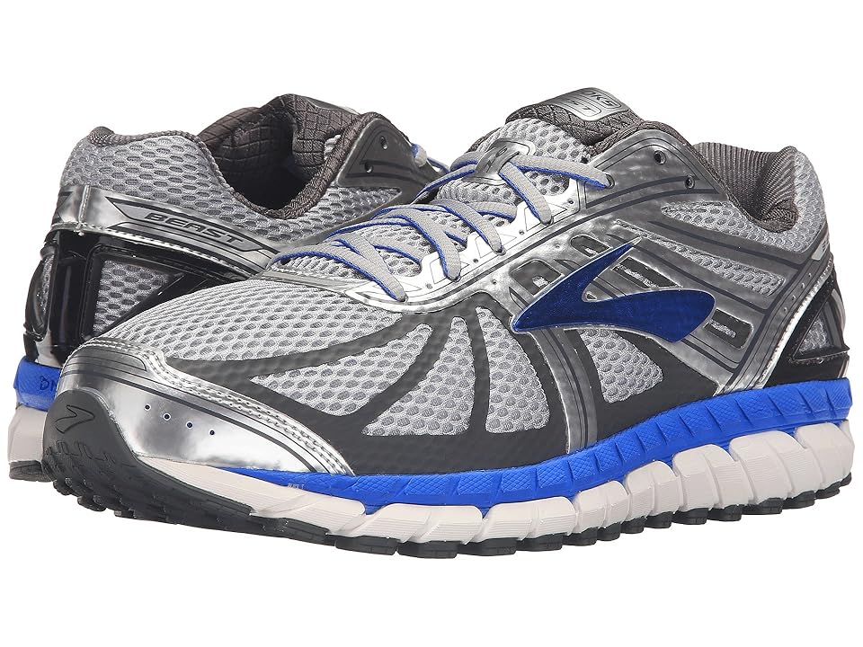 

Brooks Beast '16 (Silver/Electric Brooks Blue/Ebony) Men's Running Shoes