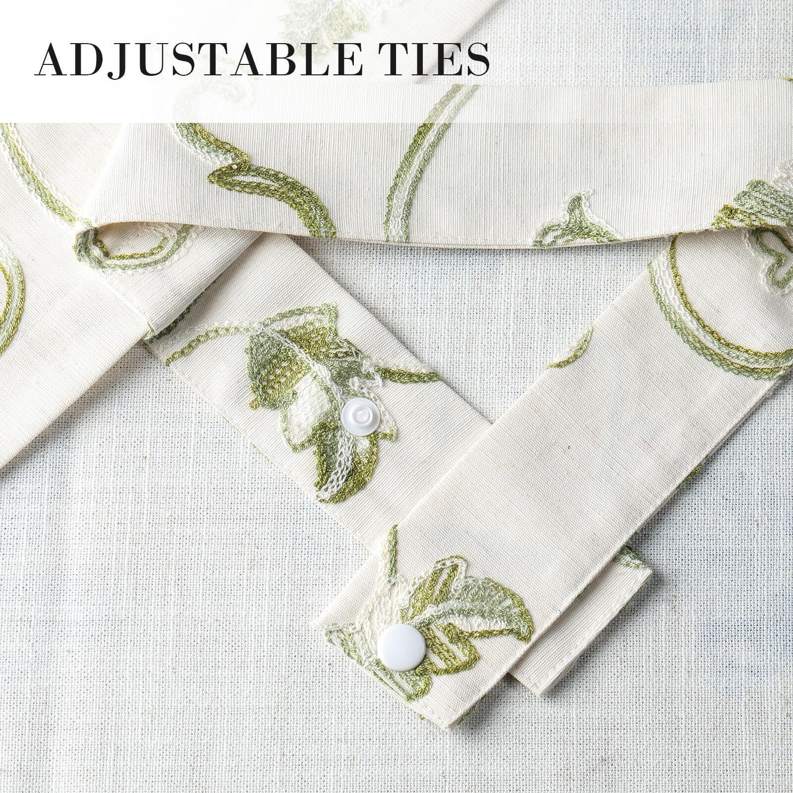 VOGOL Green Vines Adjustable Kitchen Valance - Image 4