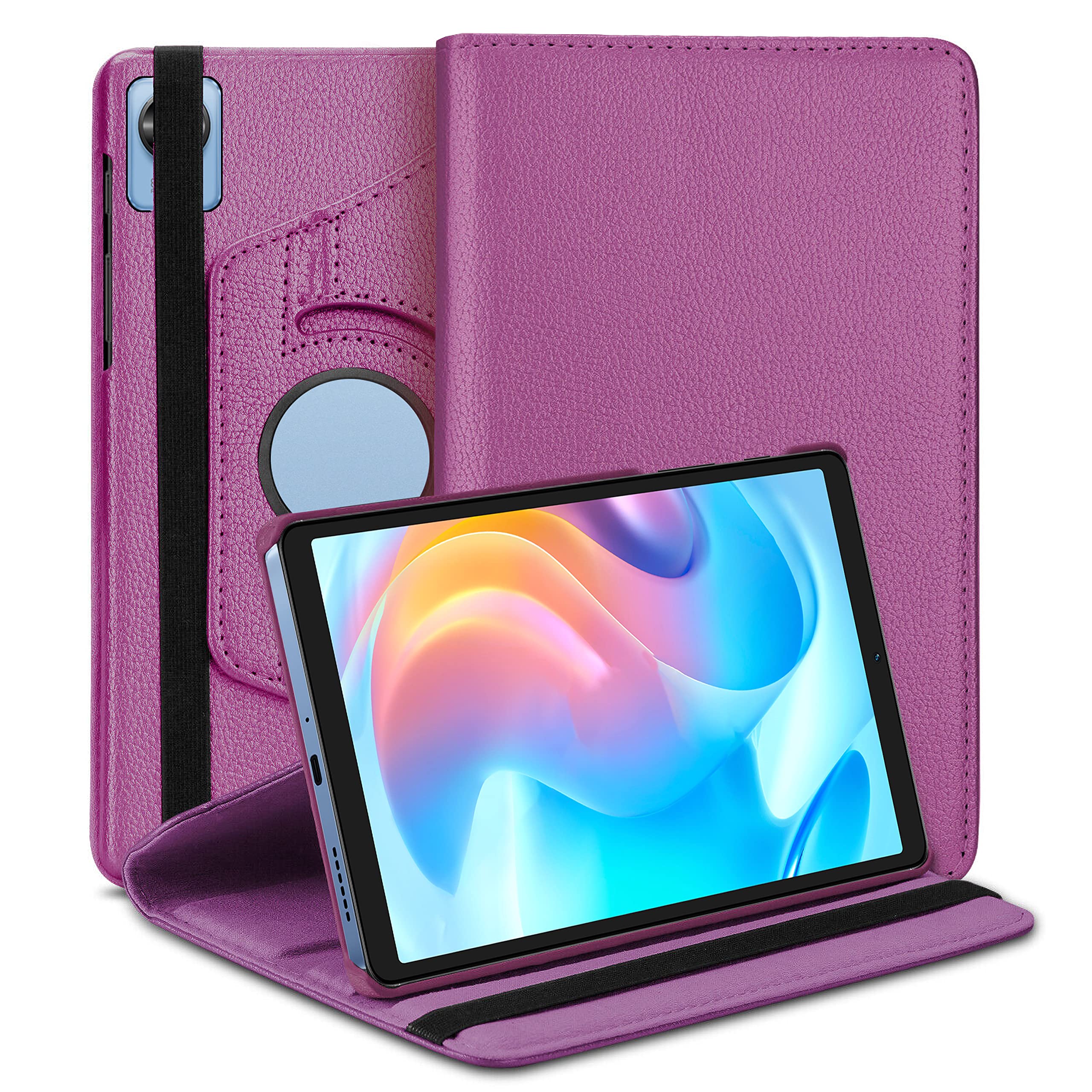 TGK Rotating Cover for Realme Pad Mini 8.7 Inch Tablet Case (Purple) (B0B71F5JC7) Amazon Price History, Amazon Price Tracker