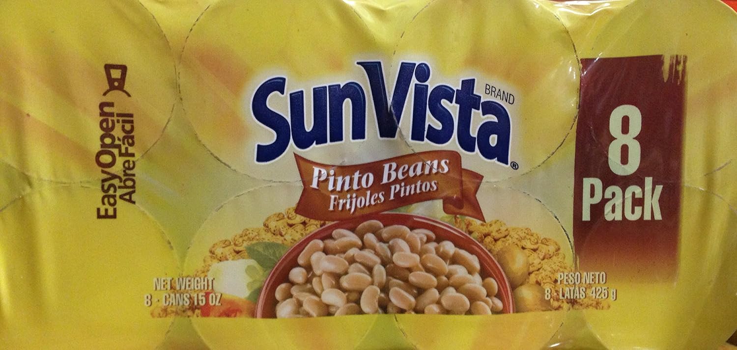 Sun Vista Pinto Beans 8/15 Oz.