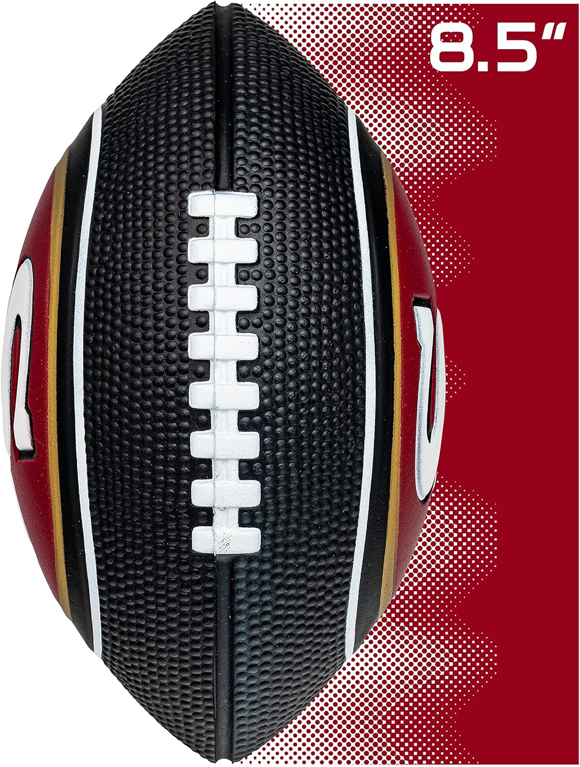 Franklin Sports NFL Football - Kids Foam Football - Soft Junior Size 8.5" Ball with 3D Logos - Perfect for Gameday + Tailgates