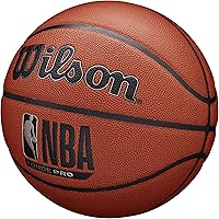 Vista 2 de WILSON NBA Forge Pro - Baloncesto en interiores y exteriores, marrón, tamaño 7-29.5 pulgadas
